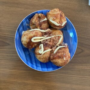 今日は、シーフードミックスで作る♪たこ焼き